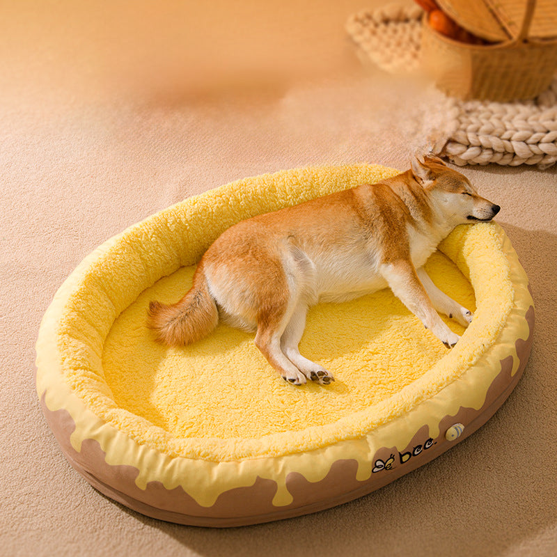 KFX-2176701 Cozy Removable and Washable Warm Dog Bed for Small to Medium Pets