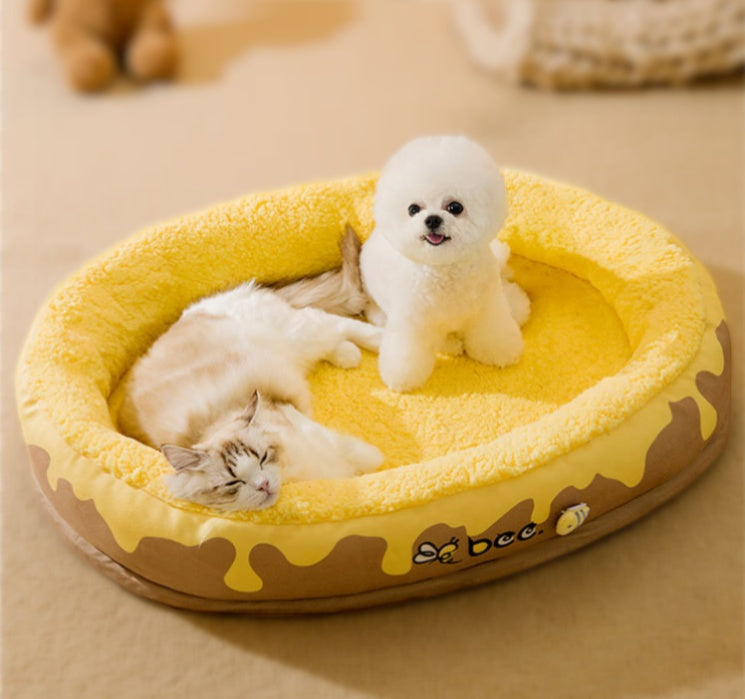 KFX-2176701 Cozy Removable and Washable Warm Dog Bed for Small to Medium Pets