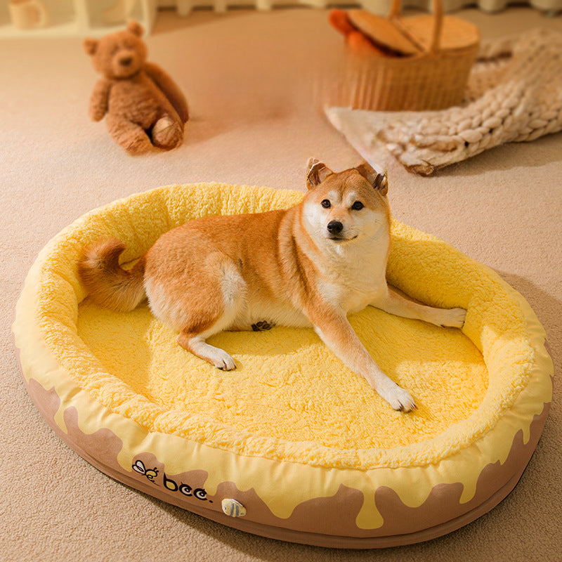 KFX-2176701 Cozy Removable and Washable Warm Dog Bed for Small to Medium Pets