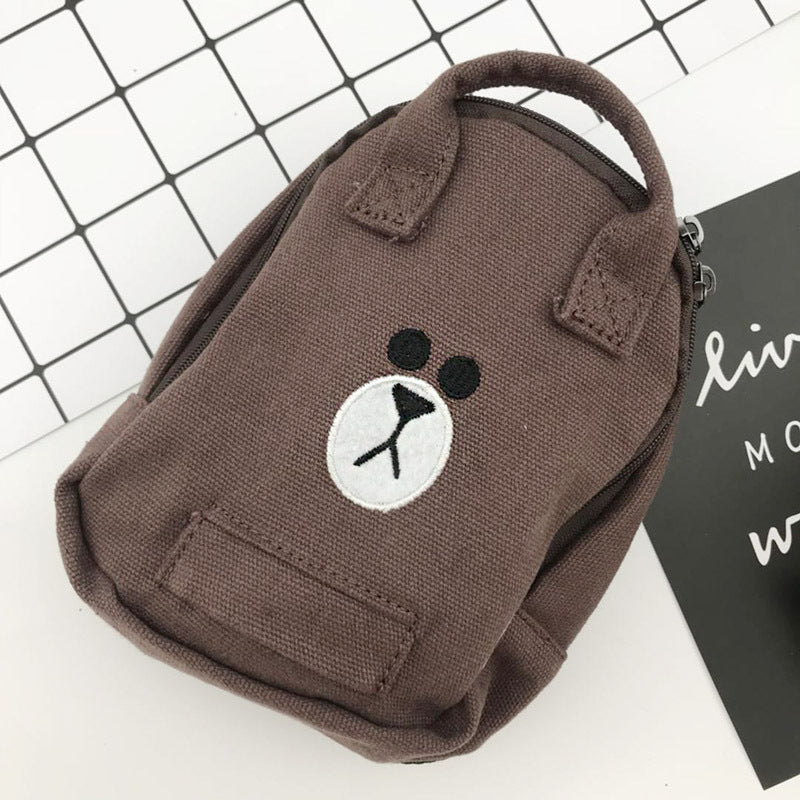 KFX-2181437 Pet Backpack in Duckling Design - Cotton Canvas Schoolbag for Dogs, Available in Large and Small Sizes