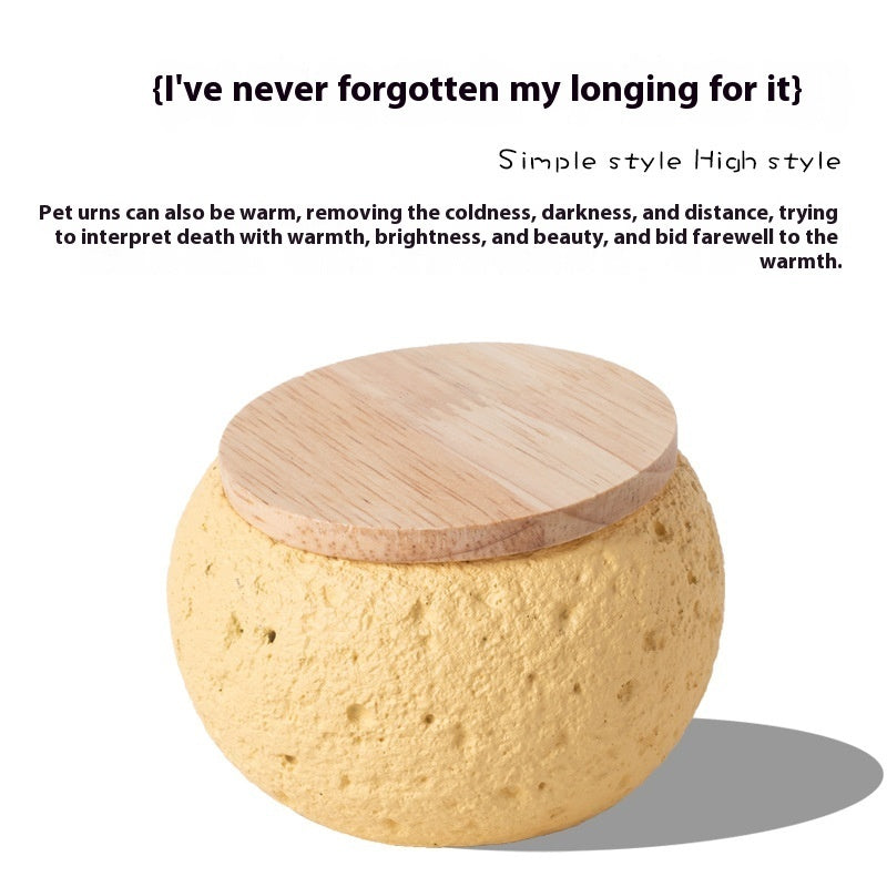 KFX-2182845 Pet Memorial Cement Cinerary Urn for Ash Storage