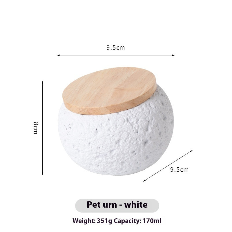 KFX-2182845 Pet Memorial Cement Cinerary Urn for Ash Storage