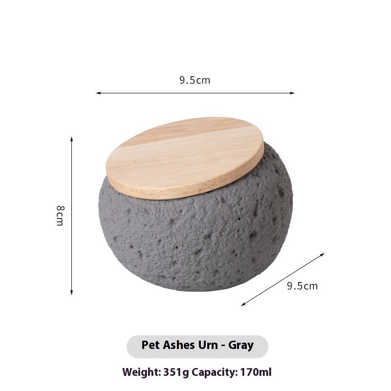 KFX-2182845 Pet Memorial Cement Cinerary Urn for Ash Storage