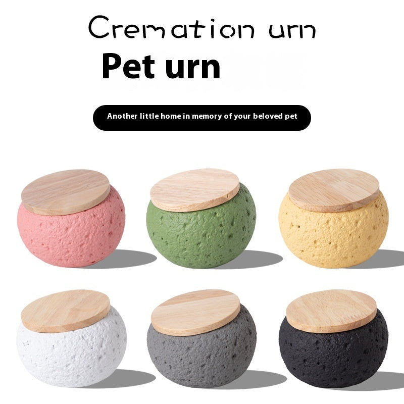 KFX-2182845 Pet Memorial Cement Cinerary Urn for Ash Storage