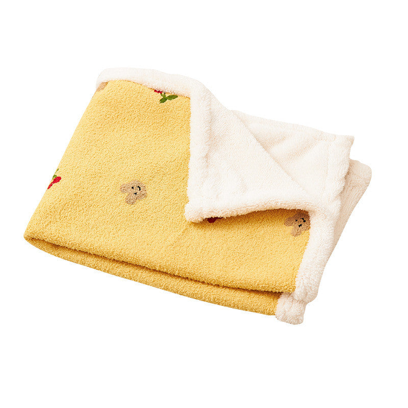 KFX-2183229 Cozy Flannel Pet Blanket for Cats and Small Dogs - Soft, Warm, Machine Washable Options Available