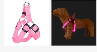 KFX-2184253 LED Light-Up Chest Harness and Leash for Medium to Large Dogs - Multiple Colors Available