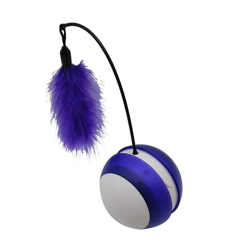 KFX-2185789 Electric Tumbler Cat Toy with LED Lights and Sound Features