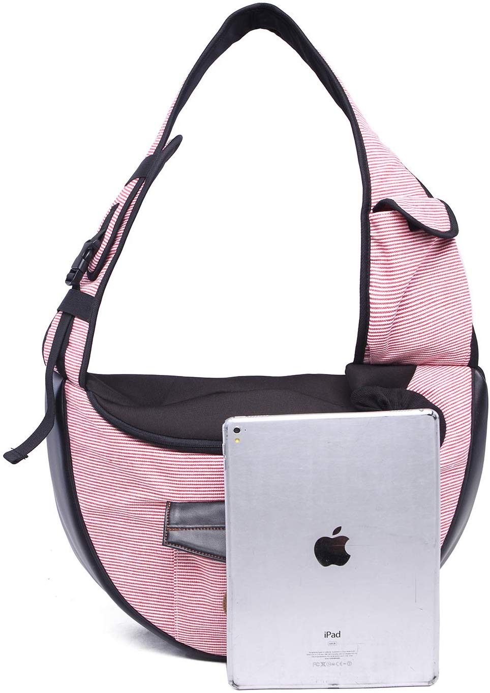KFX-2187197 Fashionable Cotton Pet Travel Bag with Breathable Design - 28x36x13 CM