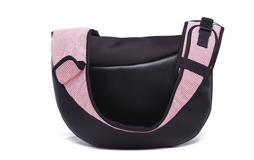 KFX-2187197 Fashionable Cotton Pet Travel Bag with Breathable Design - 28x36x13 CM