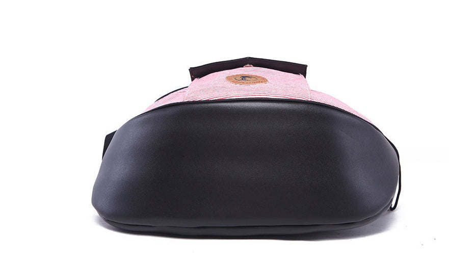 KFX-2187197 Fashionable Cotton Pet Travel Bag with Breathable Design - 28x36x13 CM