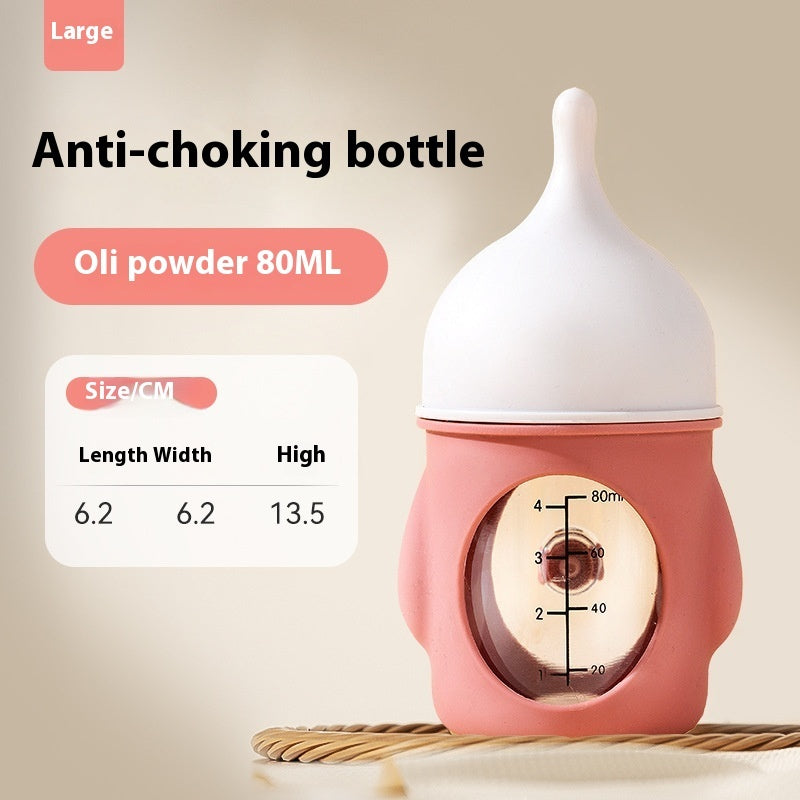 KFX-2188733 Bionic Silicone Pet Feeding Bottle, 20ml & 80ml Sizes, Anti-Choke Design for Kittens and Puppies