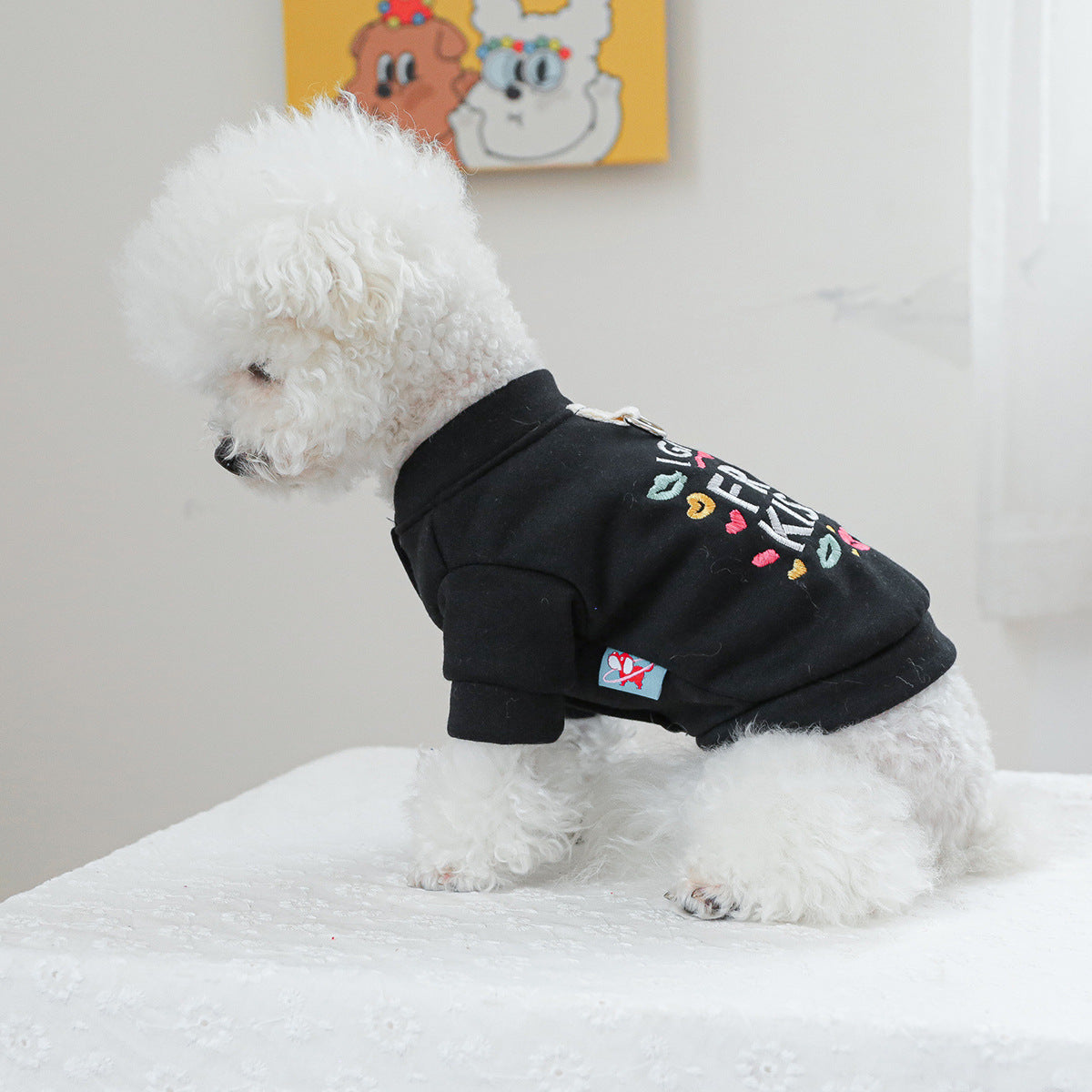 KFX-2190013 Kiss Sweater for Pets - Casual Autumn and Winter Clothing, Multiple Sizes Available