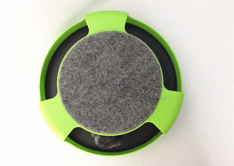 KFX-2190909 Shadowless Rotating Mouse and Cat Turntable in Plastic, Size 25 x 6.5 cm, Box Size 21 x 21 x 8 cm