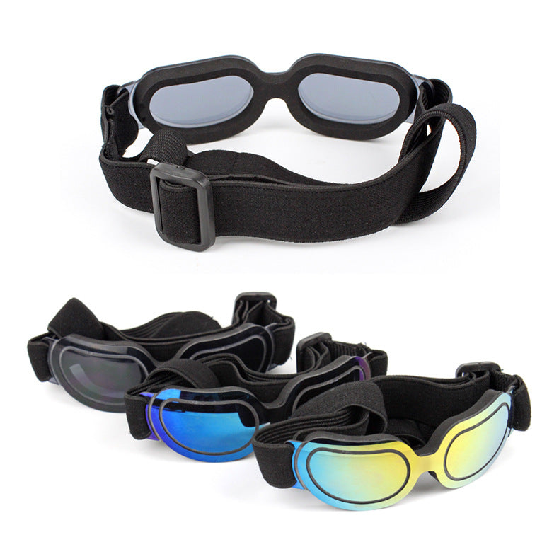 KFX-2192317 Colorful Dog and Cat Sunglasses with UV Protection – Stylish and Durable Pet Eye Wear