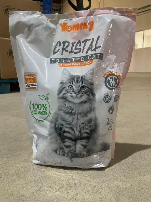 KFX-2192573 Crystal Cat Litter, 3.8L - Premium Absorbent & Odor Control Formula