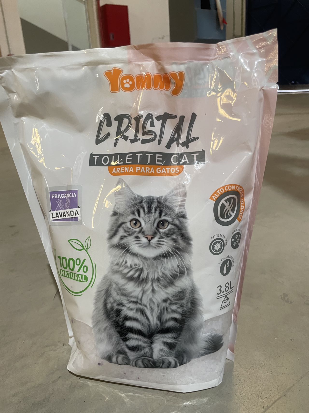 KFX-2192573 Crystal Cat Litter, 3.8L - Premium Absorbent & Odor Control Formula
