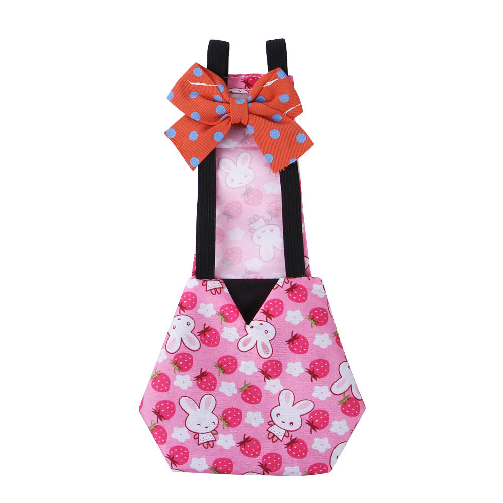 KFX-2193085 Pet Diapers for Chickens, Ducks & Geese - Available in Pink, Purple & Yellow Rabbit Colors