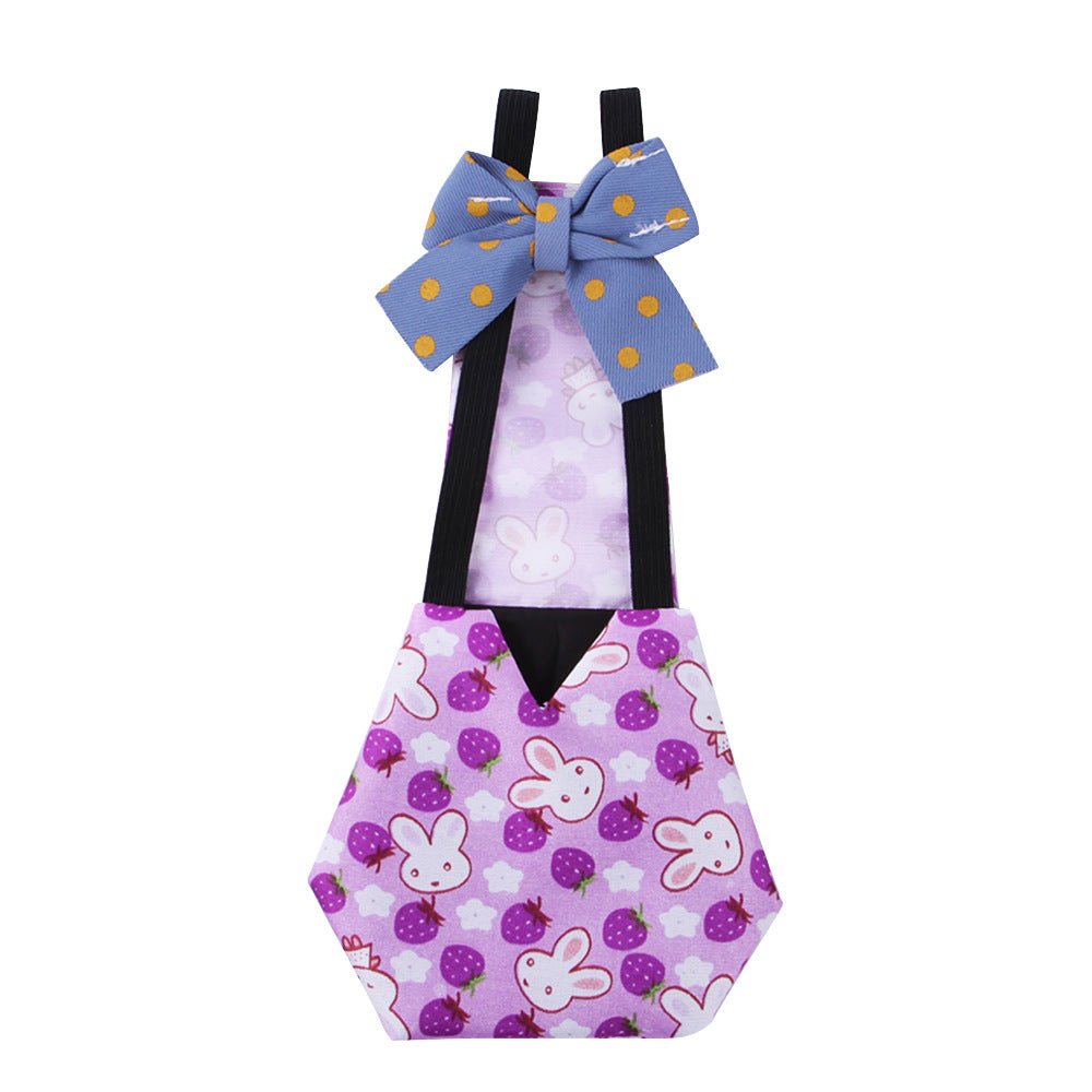 KFX-2193085 Pet Diapers for Chickens, Ducks & Geese - Available in Pink, Purple & Yellow Rabbit Colors