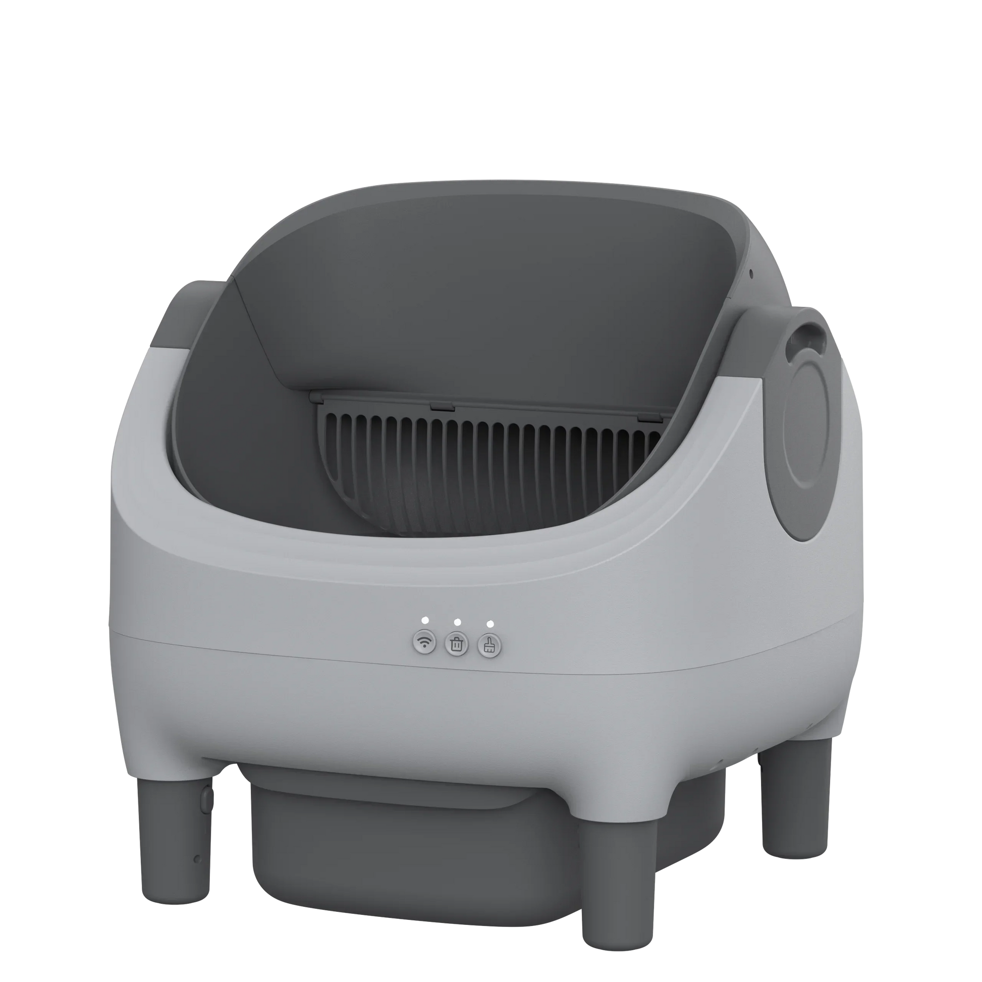 KFX-219411 Smart Cat Litter Box with Intelligent Self-Cleaning Function, Large Capacity and App Control, Open Design