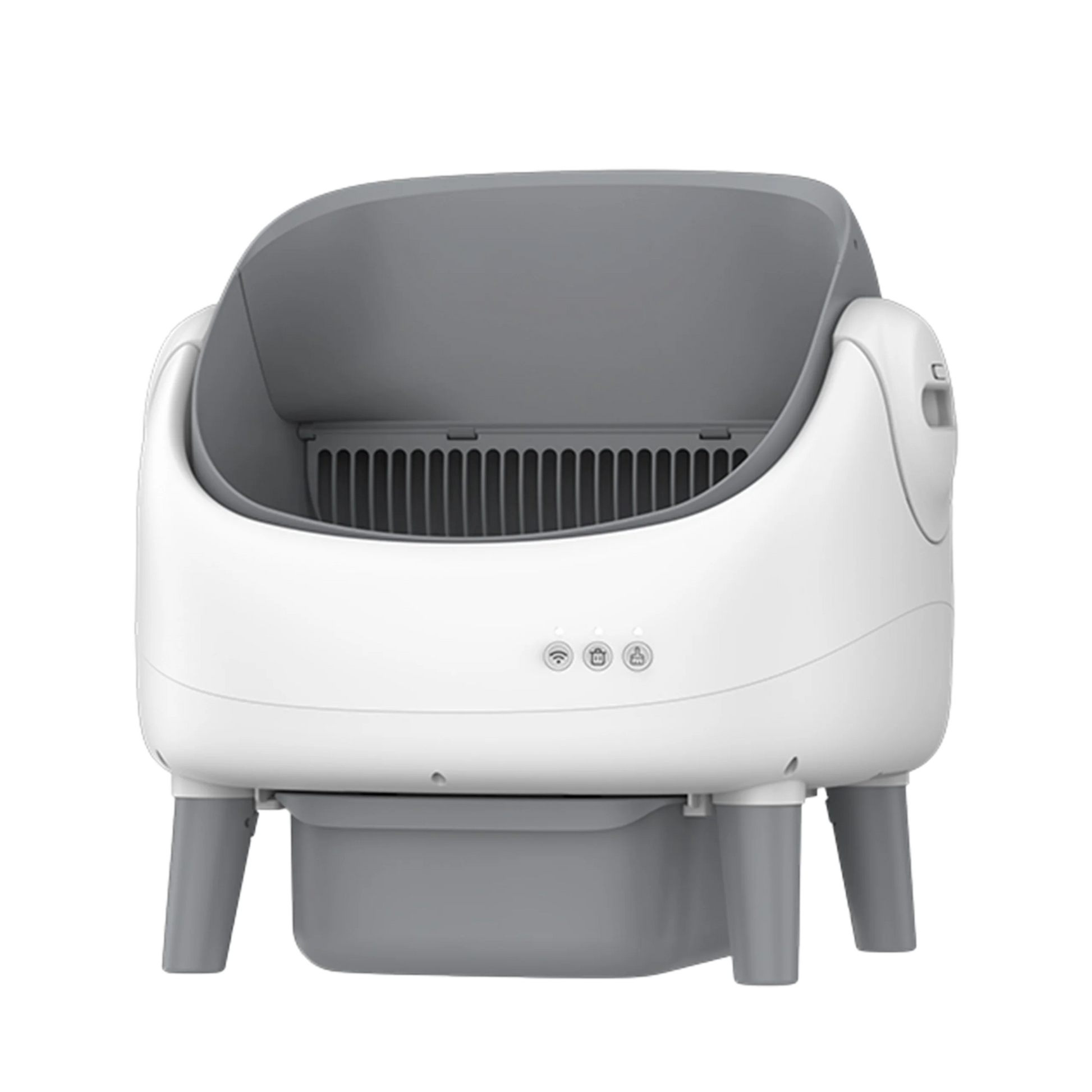 KFX-219411 Smart Cat Litter Box with Intelligent Self-Cleaning Function, Large Capacity and App Control, Open Design