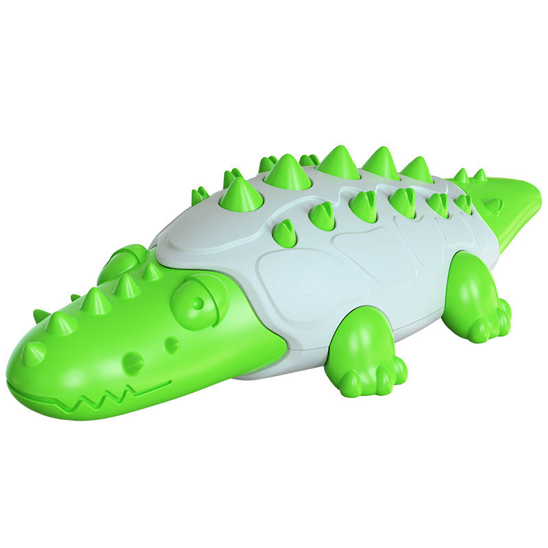 KFX-2195517 Dog Chew Toy with Molar Teeth Cleaning Features - Durable Plastic, Assorted Colors