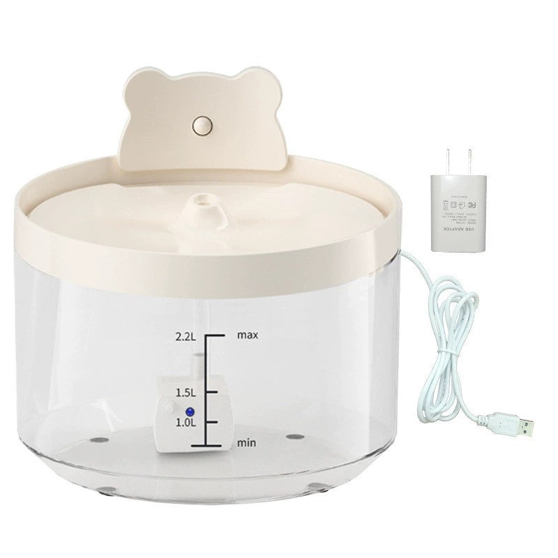KFX-2196541 Automatic Cat Water Dispenser with Induction Sensor and Water Protection