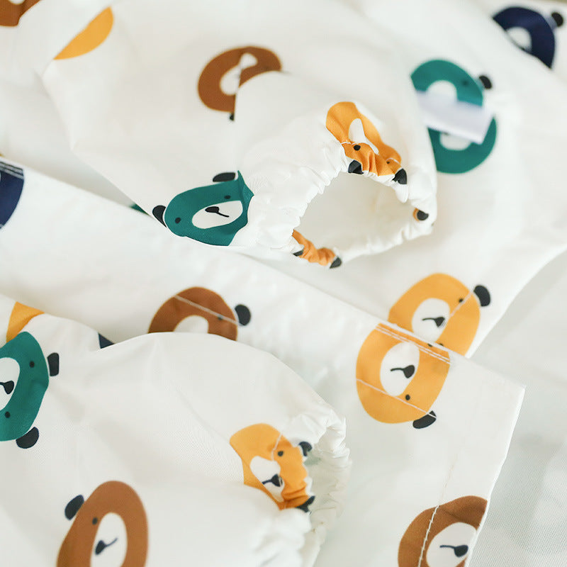KFX-2197053 Waterproof Puppy Raincoat - Cute Bear and Cat Designs, Multiple Sizes Available