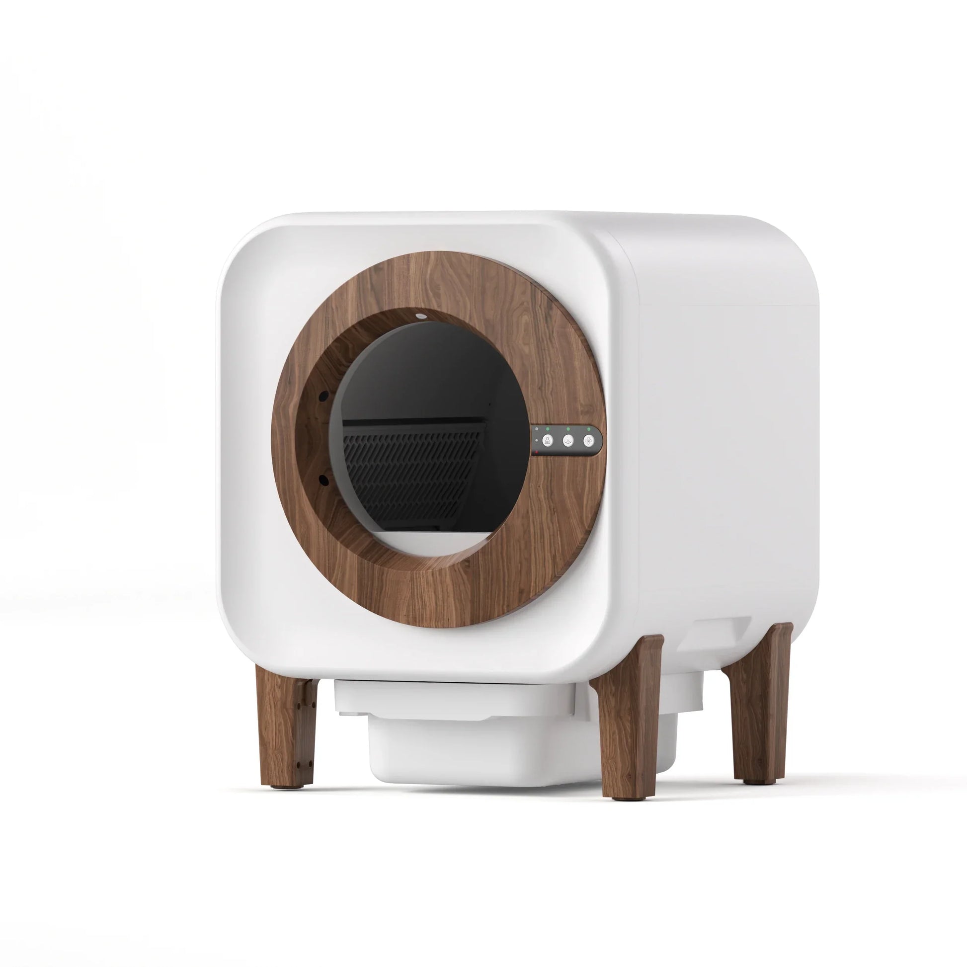 KFX-220563 Automatic Self-Cleaning Cat Litter Box with Fresh Air Purification and Anti-Splash Design, Eco-Friendly Plastic 70L