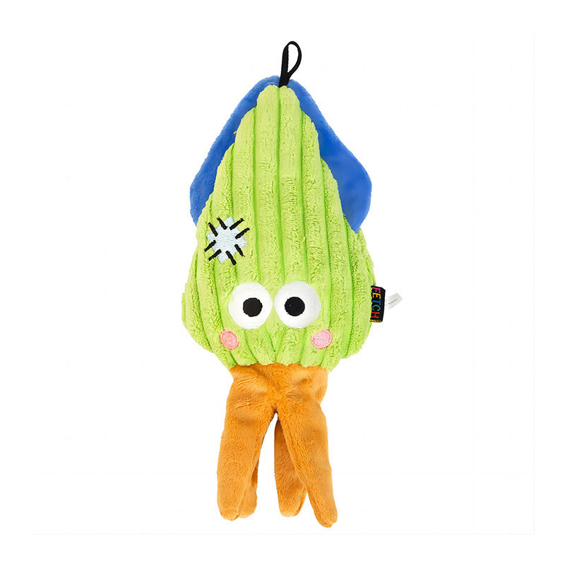 KFX-2205885 Interactive Self-Moving Dog Toy Ball with Plush Cover for Small & Medium Dogs