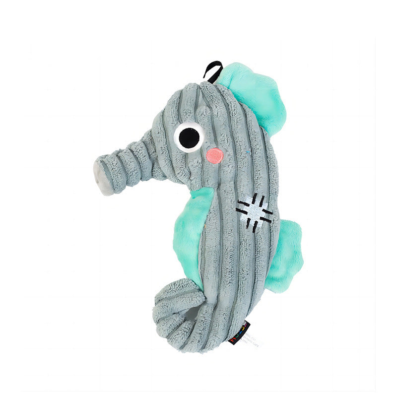 KFX-2205885 Interactive Self-Moving Dog Toy Ball with Plush Cover for Small & Medium Dogs