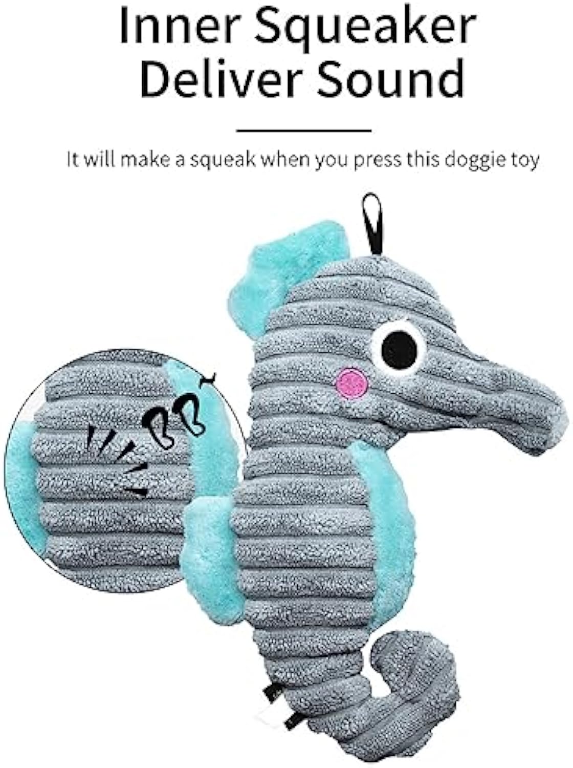 KFX-2205885 Interactive Self-Moving Dog Toy Ball with Plush Cover for Small & Medium Dogs