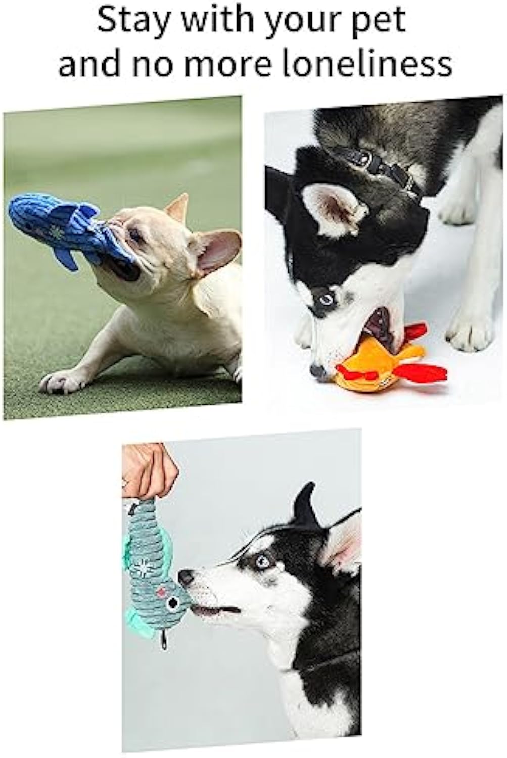 KFX-2205885 Interactive Self-Moving Dog Toy Ball with Plush Cover for Small & Medium Dogs