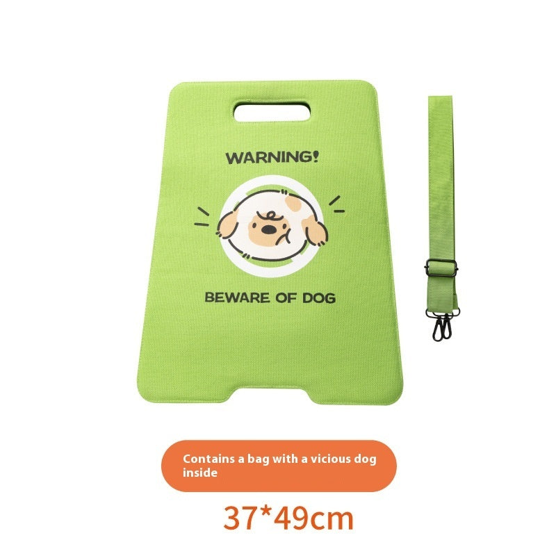 KFX-2207677 Portable Breathable Canvas Pet Travel Bag with Animal Pattern