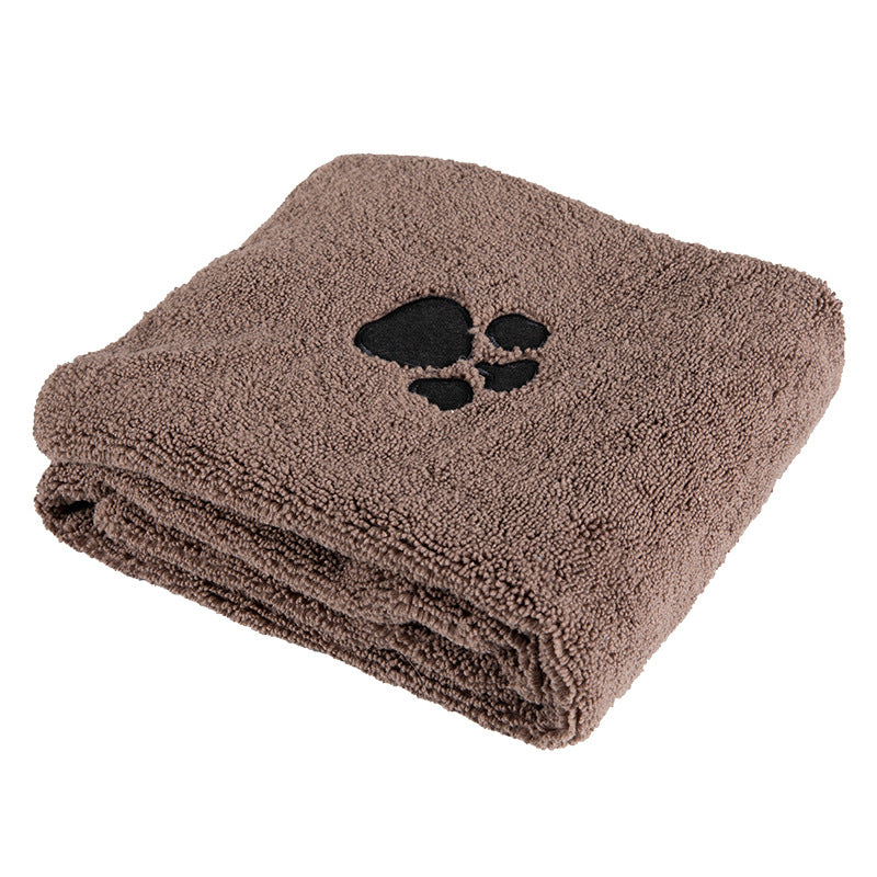 KFX-2209469 Super Absorbent Microfiber Dog Bath Towel - Ideal for Fast Drying Small Pets