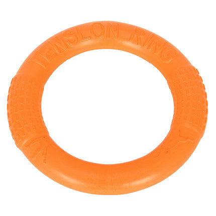 KFX-2212797 Durable EVA Bite Resistant Tension Ring Dog Toy in Orange, Red, Green - Available in 17.5CM and 27.5CM