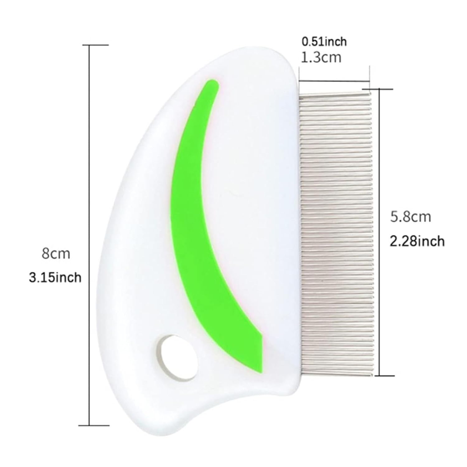 KFX-2215229 Ultimate Pet Grooming Comb Set for Dogs and Cats - Includes Flea and Lice Comb, Tear Stain Remover, and Dematting Tool