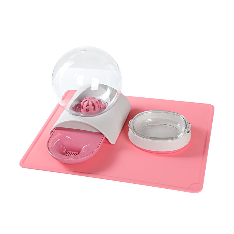 KFX-2217917 Automatic Pet Water Dispenser with 160ml Capacity and ABS Base