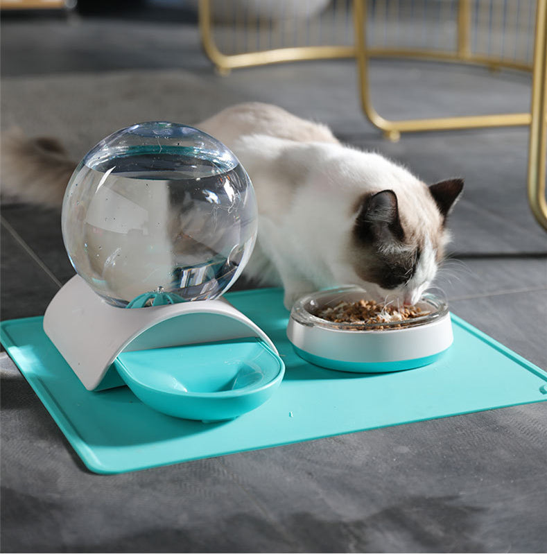 KFX-2217917 Automatic Pet Water Dispenser with 160ml Capacity and ABS Base