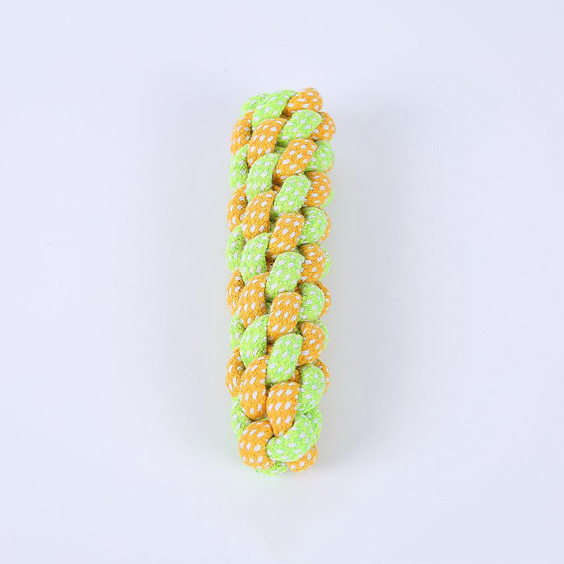 KFX-2218557 Cotton Rope Pet Toy Set for Dogs and Cats - Bite-Resistant Molar Cleaning Toys