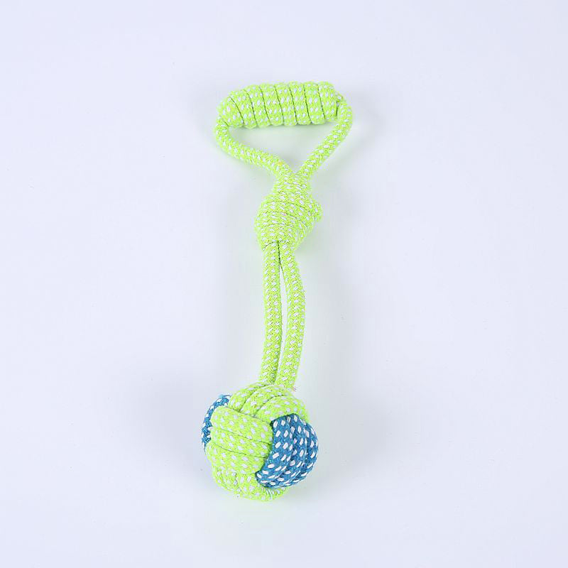 KFX-2218557 Cotton Rope Pet Toy Set for Dogs and Cats - Bite-Resistant Molar Cleaning Toys
