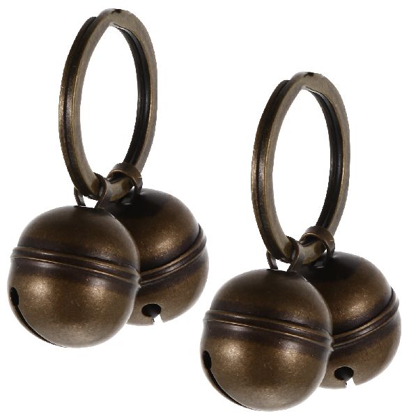 KFX-2219709 Fashionable Copper Collar Bell for Cats and Dogs - Set of 2