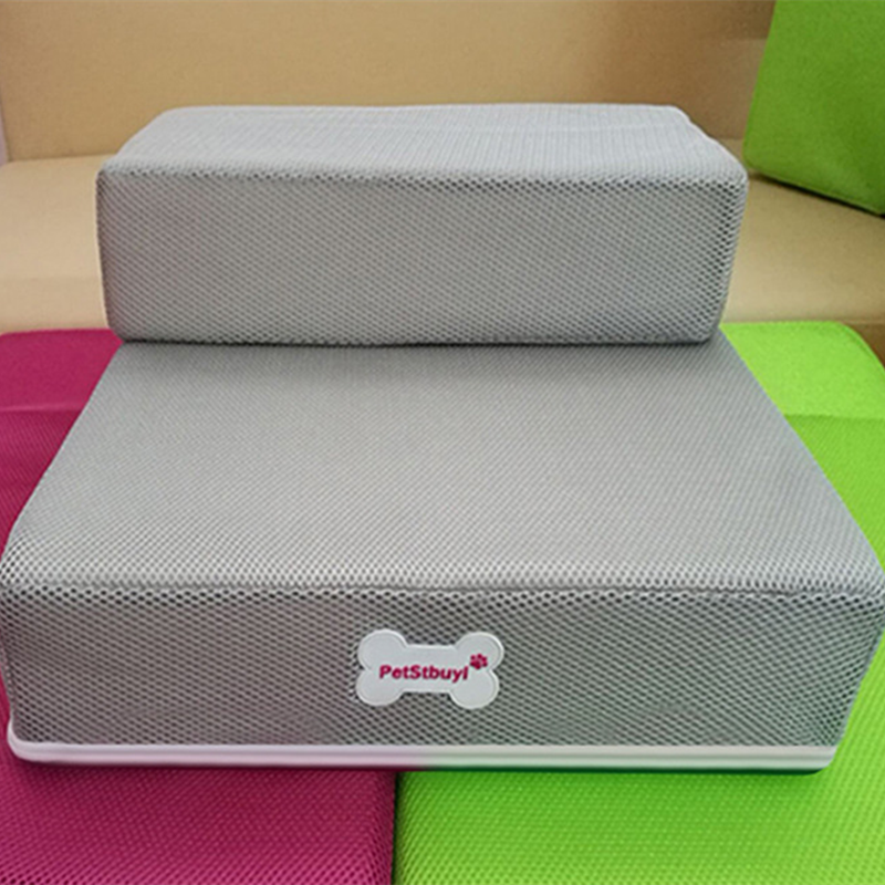 KFX-2220989 Versatile Unfoldable Pet Stairs - Durable Sponge Design, Easy to Clean, Antibacterial, 67CM & 50CM Options