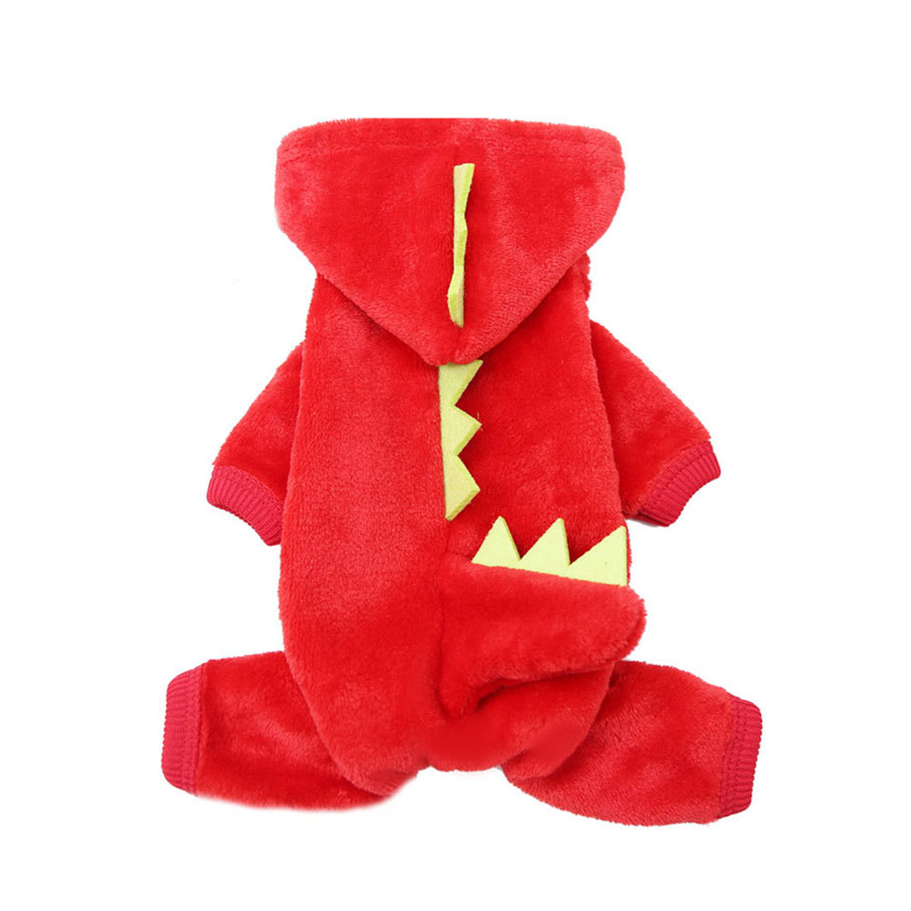 KFX-2221885 Dinosaur Halloween Costume for Medium and Small Dogs - Fun Teddy Bear Design