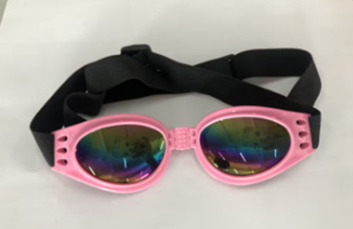 KFX-2225085 Foldable Medium Dog Sunglasses with UV Protection and Anti-Fog Design, Waterproof Goggles for Pets