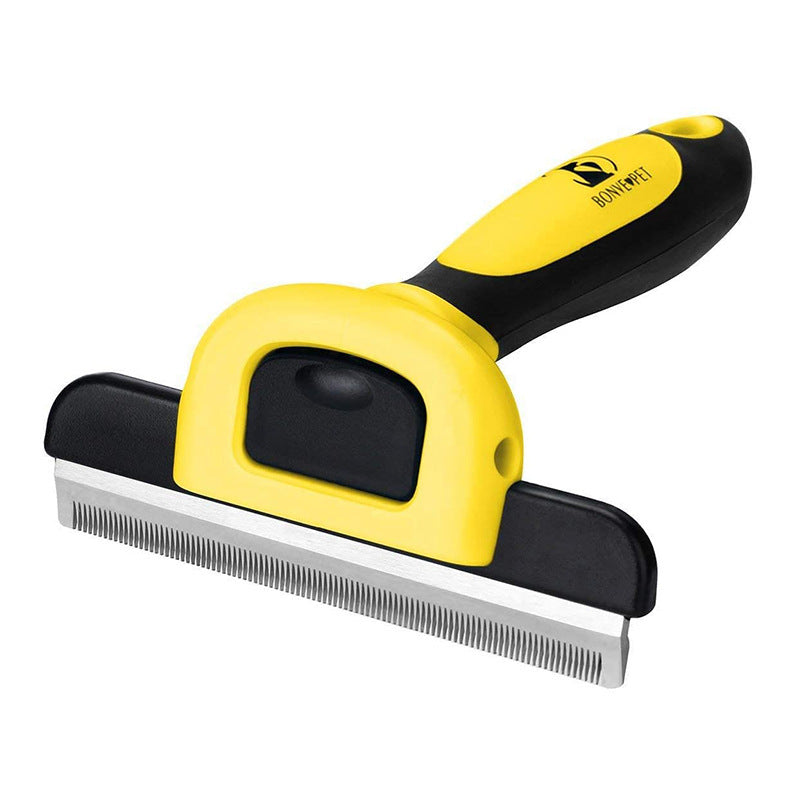 KFX-2229053 Pet Hair Removal Knot Untying Comb for Dogs - Plastic & Stainless Steel Tool