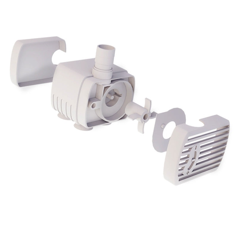 KFX-2229309 Adjustable Cat Water Fountain with Waterproof Design and LED Light