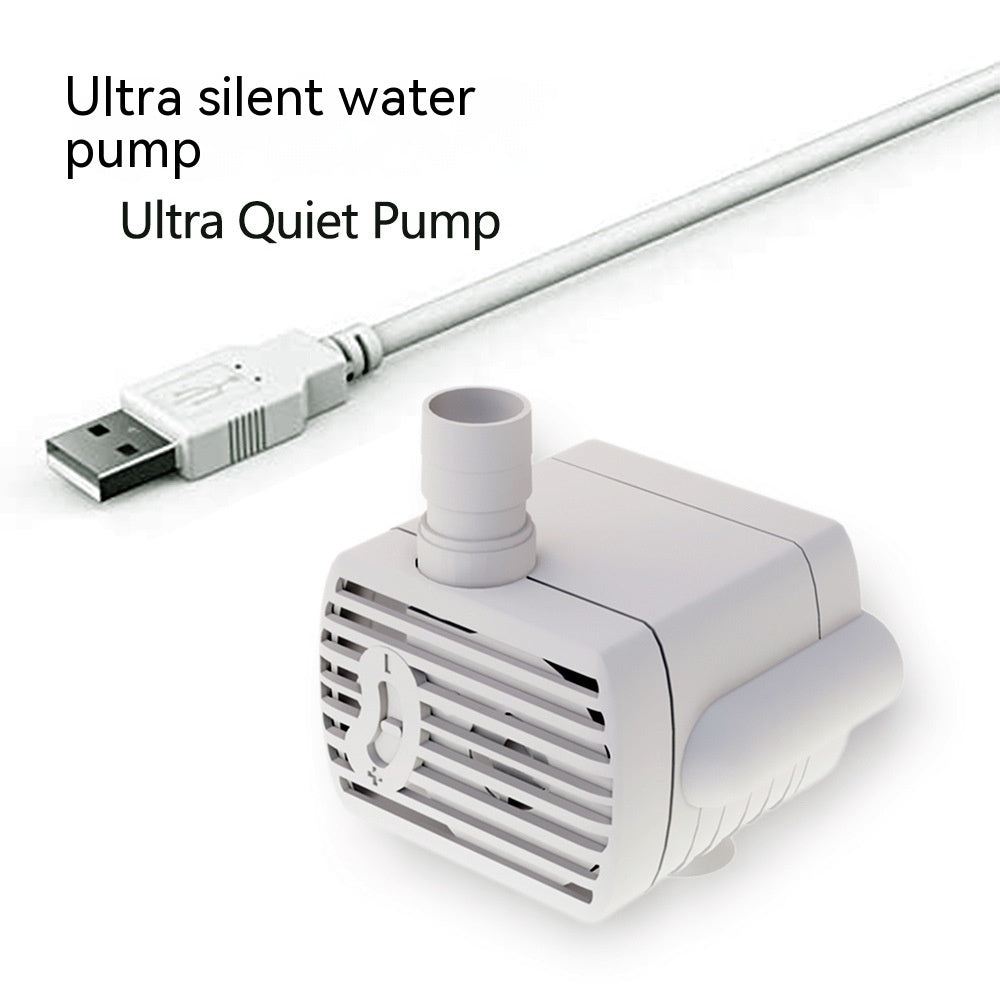 KFX-2229309 Adjustable Cat Water Fountain with Waterproof Design and LED Light