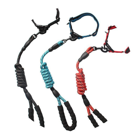 KFX-2233021 Retractable Explosion-Proof Pet Leash for Small and Large Dogs, 1.6m Length, Available in Red, Blue, Black