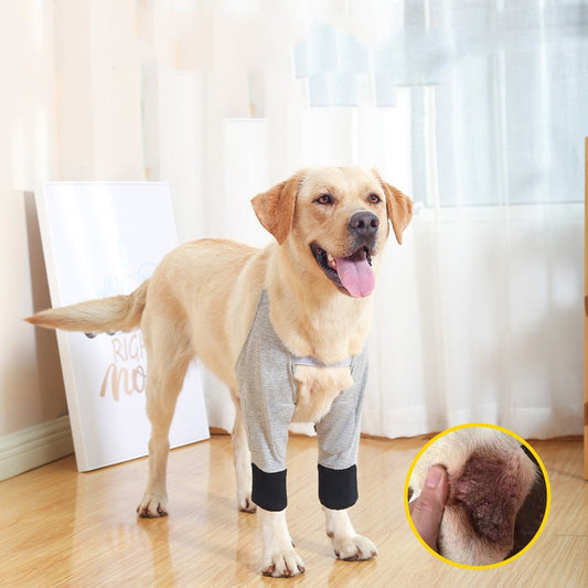 KFX-2235837 Pet Knee Pads for Cold and Warmth Protection - Cotton and Polyester, Multiple Sizes Available