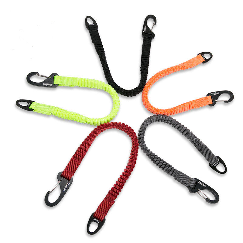 KFX-2238781 Adjustable Elastic Dog Leash with Nylon Webbing and Aluminum Alloy Clips